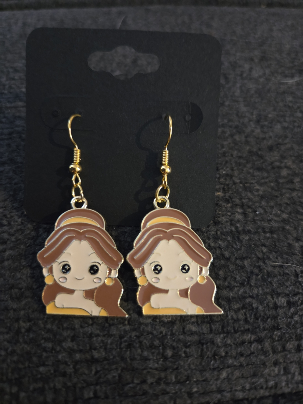 Disney Princess Beauty & The Beast Belle Dangle Earrings